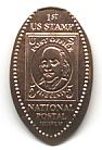 National Postal Museum.  1st US Stamp