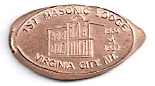 1st Masonic Lodge    1864-1867.     Virginia City, MT