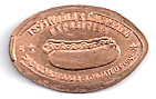 1893 World's Columbian Exposition.    Chicago Hot Dog & Elongated Coins